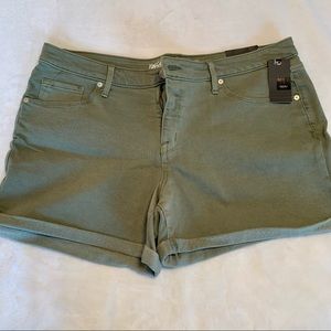 Army Green Mossimo Denim Shorts